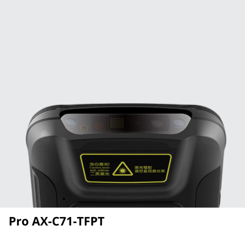 Pro AX-C71-TFPT - Lector biométrico con escáner láser 1D y 2D
