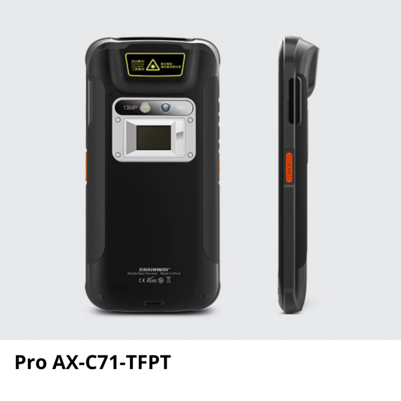 Pro AX-C71-TFPT - Lector biométrico con escáner láser 1D y 2D