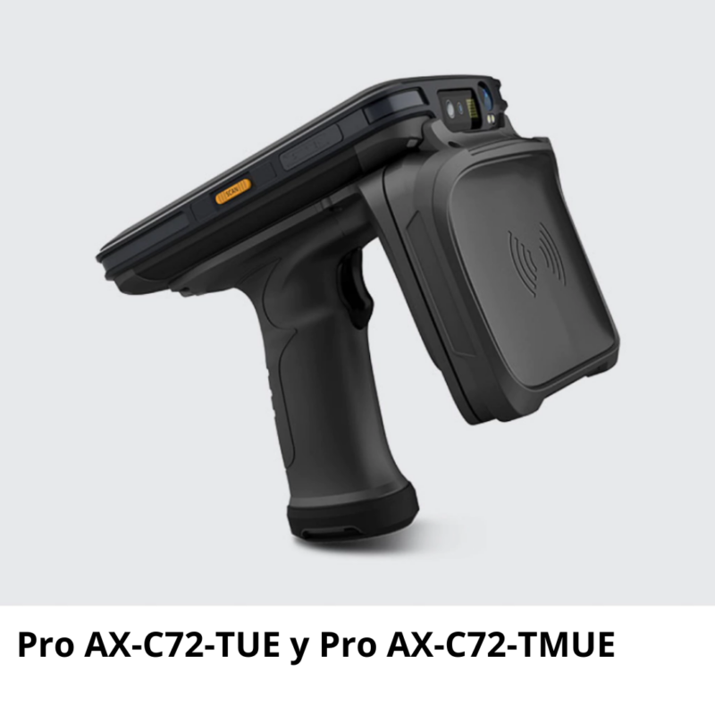 Pro AX-C72-TUE Lector RFID UHF con escáner láser 1D y 2D (Pro AX-C72-TUE y Pro AX-C72-TMUE)