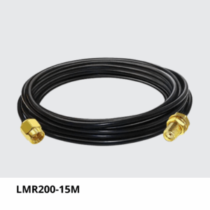 LMR200-15M LMR200-N (para UR4 con antena de 5dBi) o SMA-N macho (para UR4 con antena de 9dBi&12dBi).