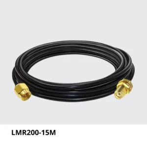 LMR200-15M LMR200 SMA (para UR4 con antena de 5dBi) o SMA-N macho(para UR4 con antena de 9dBi&12dBi)