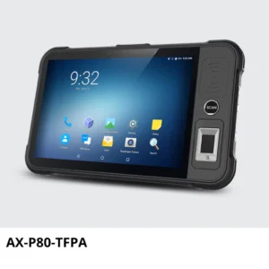 AX-P80-TFPA Tablet industrial con escáner 1D y 2D y lector biométrico Tlink TLK1NC02