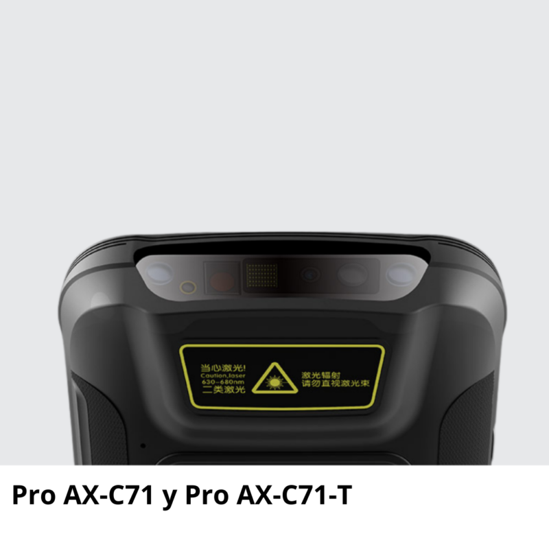 40 Pro AX-C71 Computadora móvil con escáner láser 1D y 2D (Pro AX-C71-T)