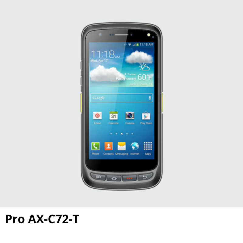 42 Pro AX-C72-T Computadora móvil con escáner láser 1D y 2D (Pro AX-C72-TM)
