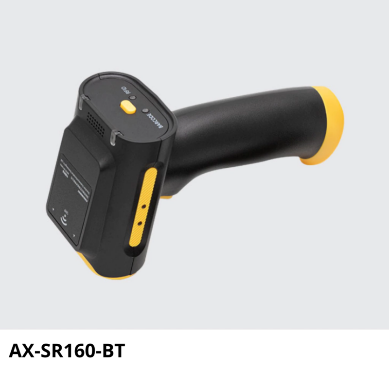 44 AX-SR160-BT Lector UHF RFID con lector láser 1D / 2D inalámbrico