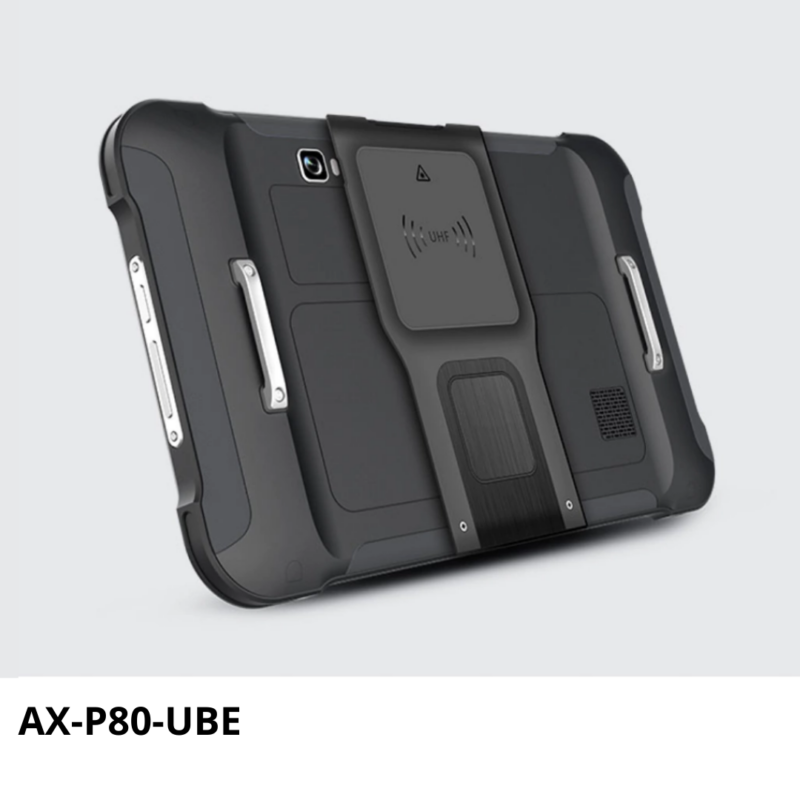 61 AX-P80-UBE Tablet Industrial con lector RFID UHF