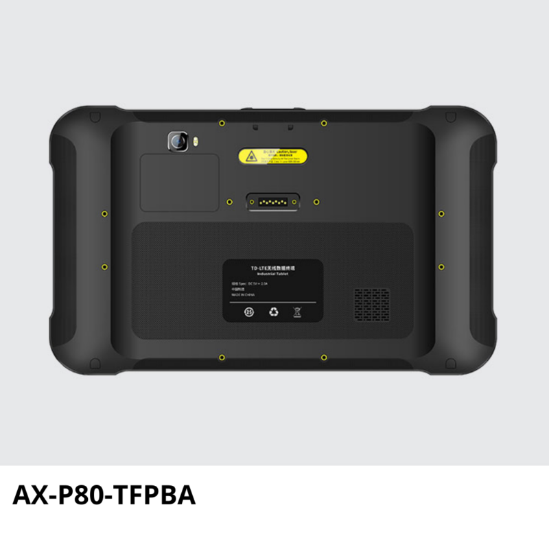 64 - copia AX-P80-TFPBA Tablet Industrial con escáner láser y lector biométrico A600