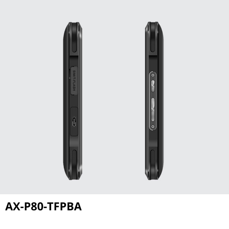 65 AX-P80-TFPBA Tablet Industrial con escáner láser y lector biométrico A600