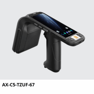 AX-C5-TZUF Lector RFID UHF con escáner láser 1D y 2D de alcance máximo de 40cm (AX-C5-TZUF-67 y AX-C5-TZUF-134)