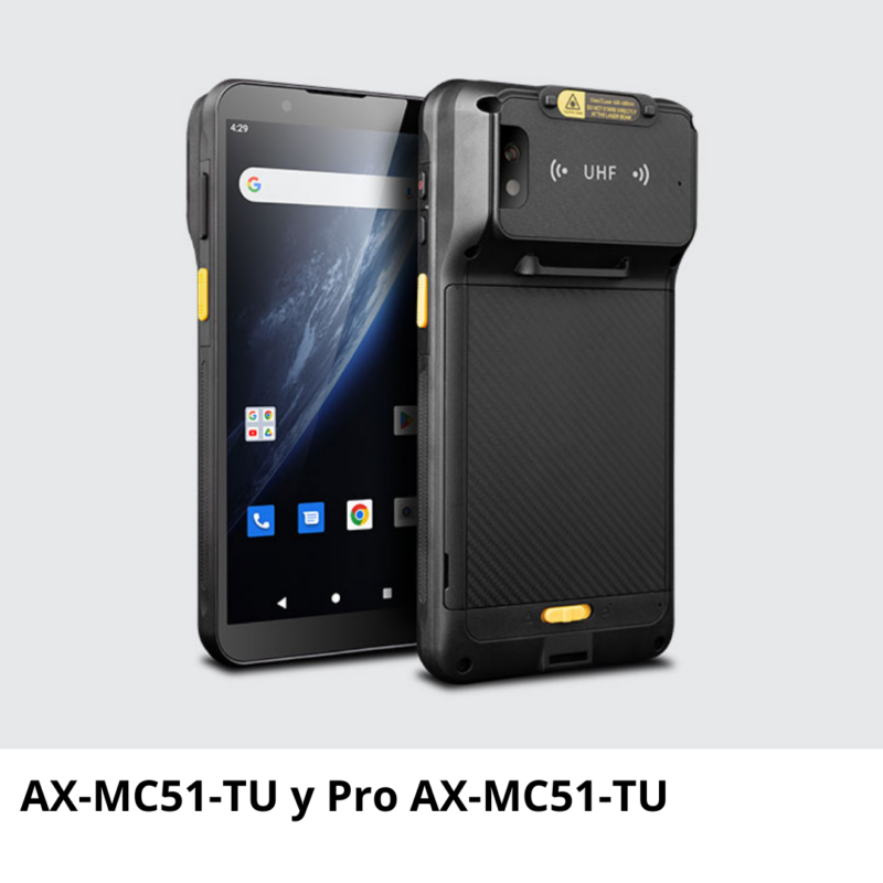 95 AX-MC51-TU Computadora móvil con escáner UHF RFID y lector láser 1D y 2D (Pro AX-MC51-TU)