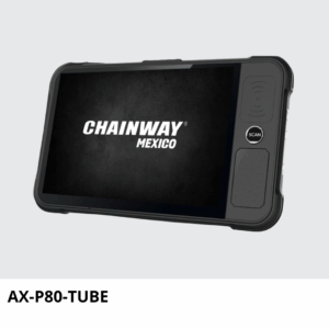 AX-P80-TUBE Tablet Industrial con lector RFID UHF y escáner láser