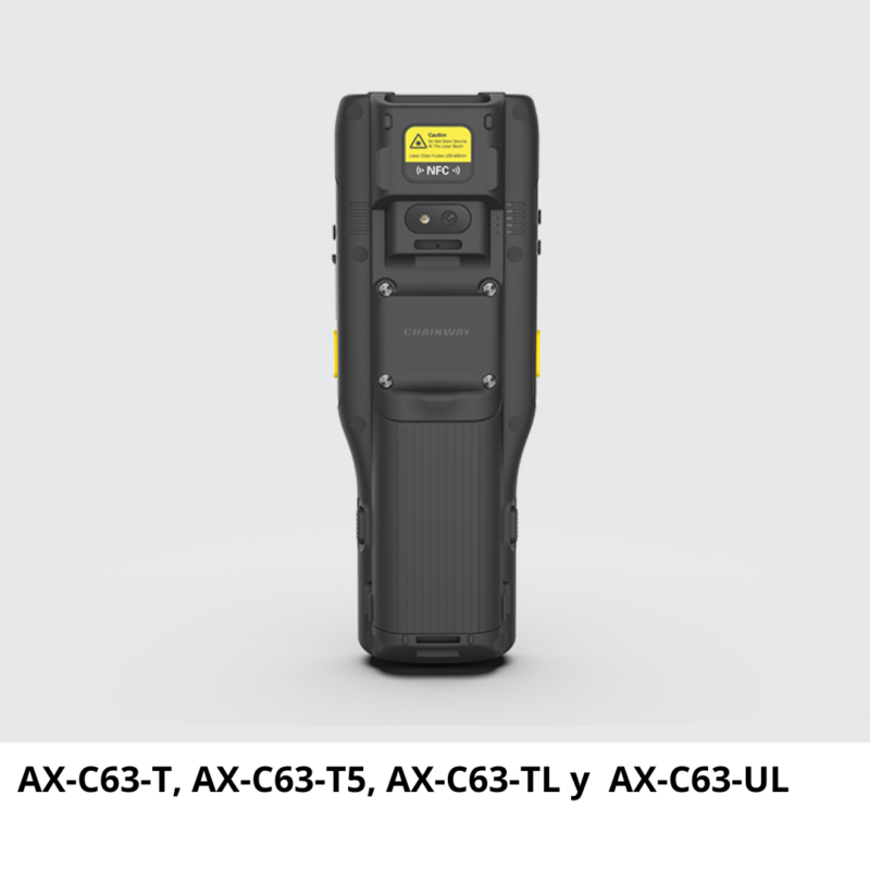 AX-C63-T Computadora Portátil con escáner láser 1D y 2D y diferentes configuraciones de teclado (AX-C63-T5, AX-C63-TL y AX-C63-UL)