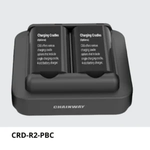 CRD-R2-PBC Cargador de batería de pistola, hasta 2 ranuras