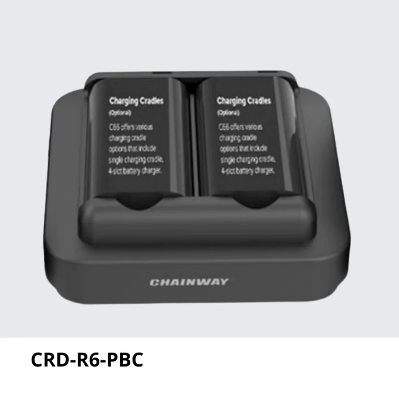 CRD-R6-PBC Carga sólo la batería de la pistola, cuenta con 2 ranuras