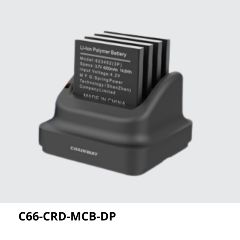 C66-CRD-MCB-DP Base de carga de 4 ranuras para 4 unidades de CRD-C66-DP