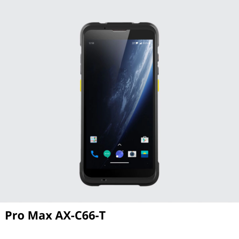 Pro AX-C66-T Pro Max AX-C66-T Computadora móvil con escáner láser 1D y 2D